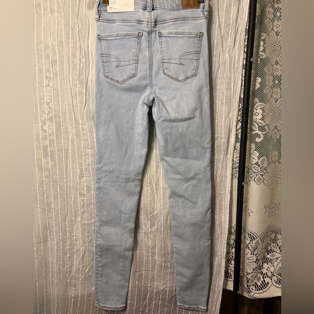BNWT American Eagle High Rise Skinny Jegging Jeans - Picture 3 of 7